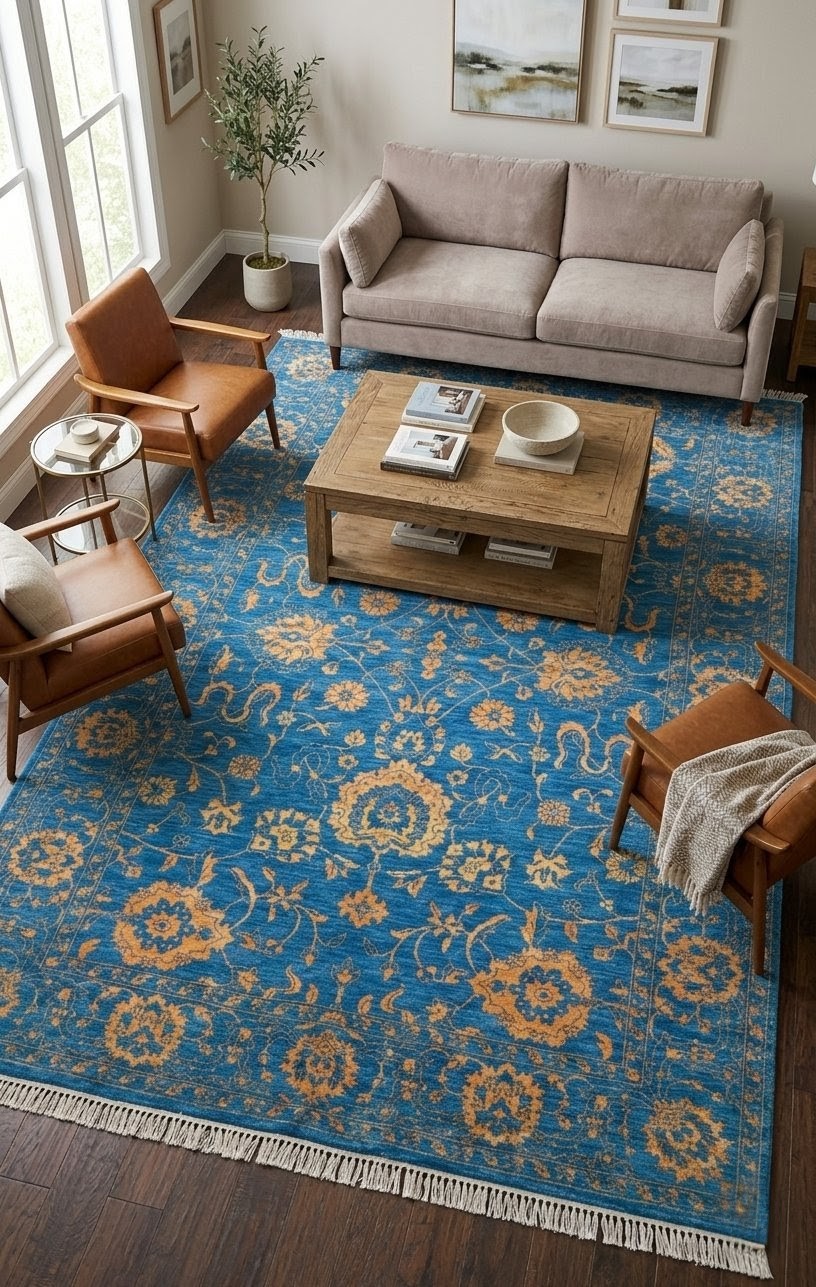 Royal Persian Hand-Knotted Carpet